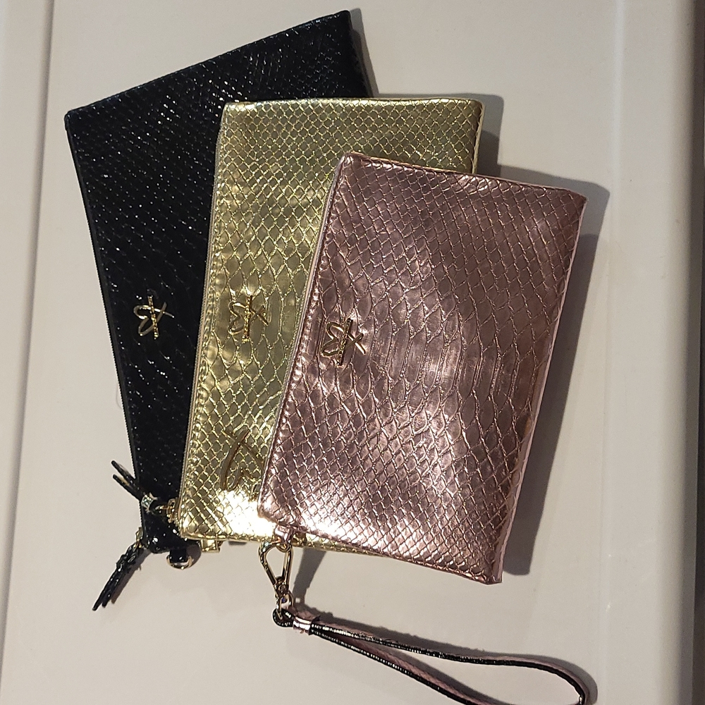 3 make-up bags/ purse, victoria secret